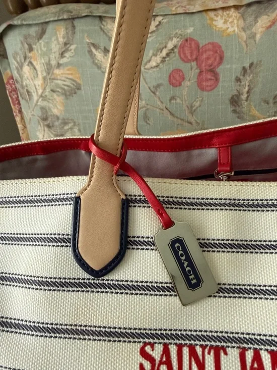 Coach x Saint James Legacy Weekend Breton Nautical Tote - Picture 2 of 9